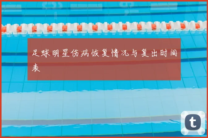 足球明星伤病恢复情况与复出时间表
